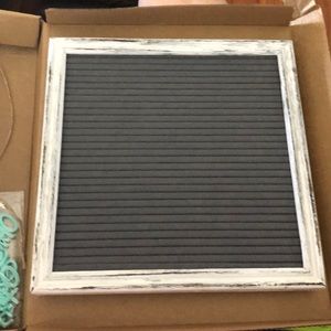 Felt Letter Board with letters